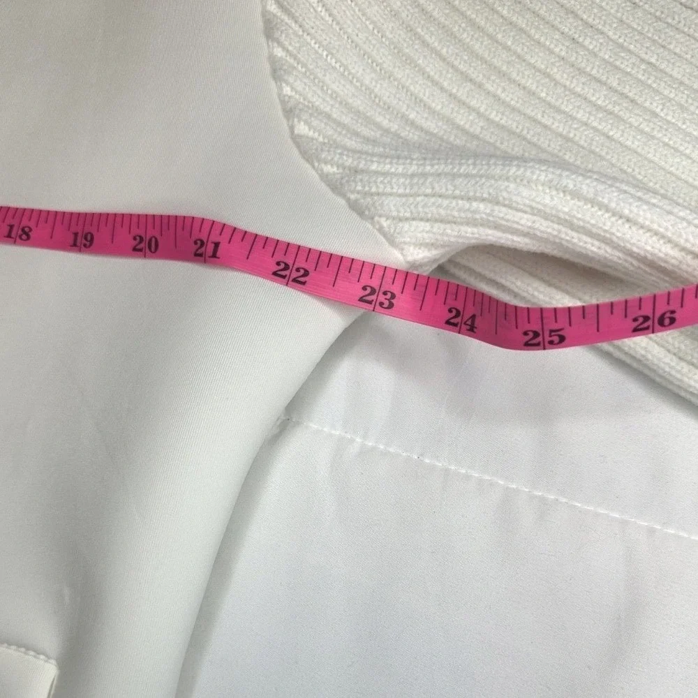 NEW Stone Falcon Jacket Coat Med Full Zip Faux Fur Lined Hood Mid-Length White‎